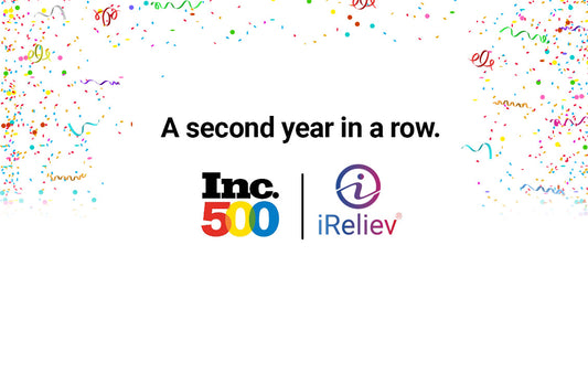 ExcelHealth Inc. dba iReliev Appears on the Inc. 5000 for second year in a row, Ranking No. 742 With Three-Year Revenue Growth of 587 Percent