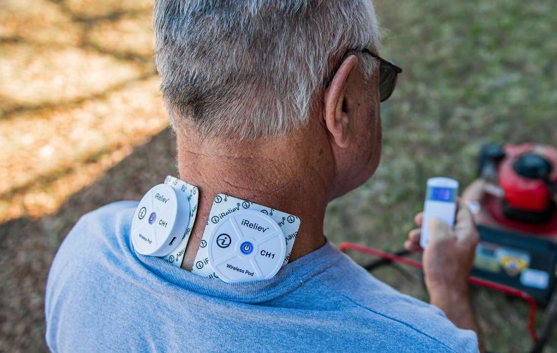 Introducing the Wireless TENS EMS Muscle Stimulator by iReliev