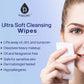 Makeup Removal Wipes 12 Pack (720 Wipes Total) – Ultra-Soft Facial Cleansing Towelettes Dissolve All Traces of Dirt, Oil & Makeup – Gentle Enough for Contact Lens Wearers, Safe for Eye