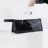 Geometric Pattern Portable Hair Dryer Bag for Travel - Black