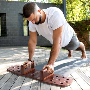 xCool Multifunction Portable Wooden Push-up Board