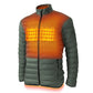 Wolf Men's Puffer Heated Jacket