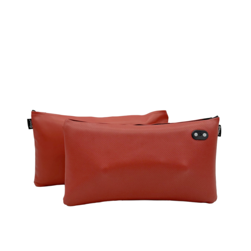 Leather Pillow Massager Red