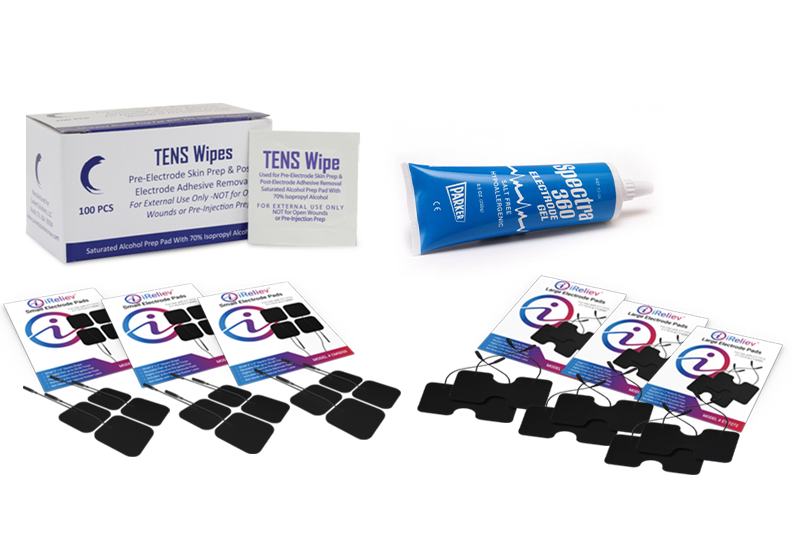 iReliev Pads & Leads Refill Kit for OTC Tens Device