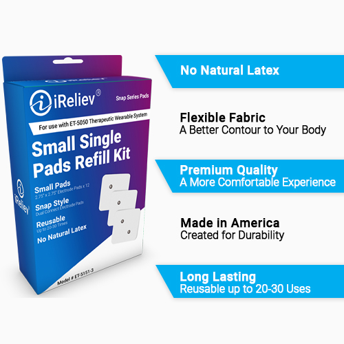 iReliev Pads & Leads Refill Kit for OTC Tens Device