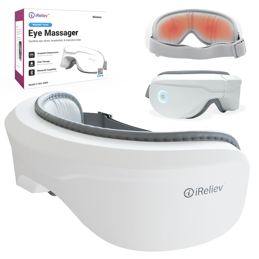 Relaxable™ Eye Massager with Heat - iReliev