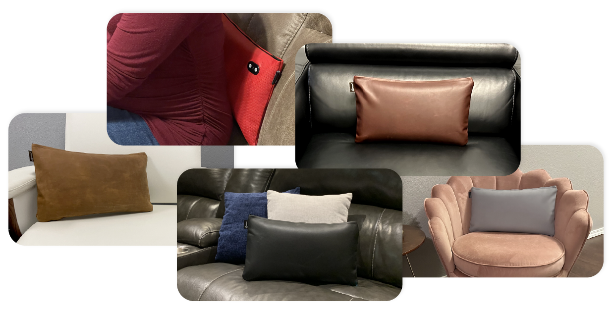Leather Pillow Massager Color Assortment