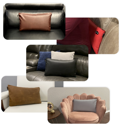 Leather Pillow Massager Color Assortment